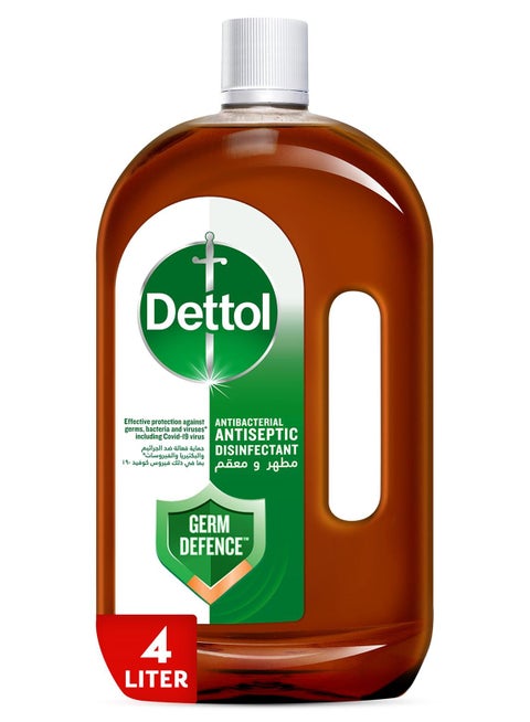 Dettol Antiseptic Antibacterial Disinfectant Liquid, 4L 4Liters
