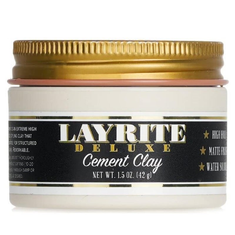 Layrite Deluxe Cement Hair Clay 15 Ounce - Image 3