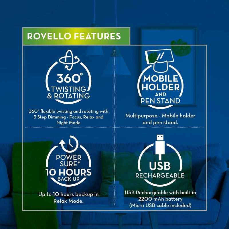 Crompton Rovello 6W Led Table Lamp - Image 2