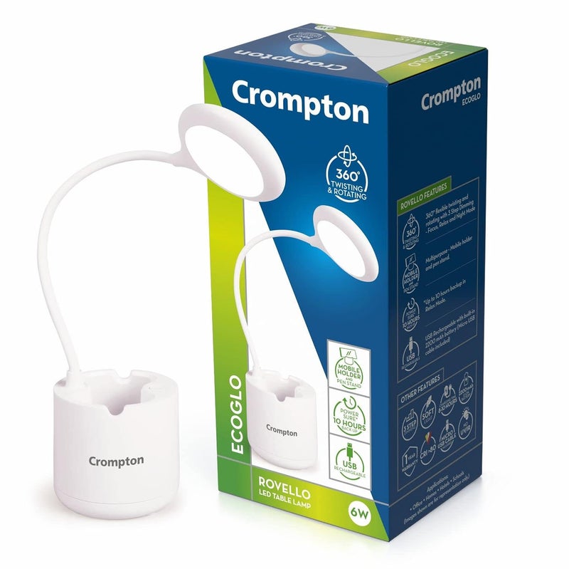 Crompton Rovello 6W Led Table Lamp - Image 1