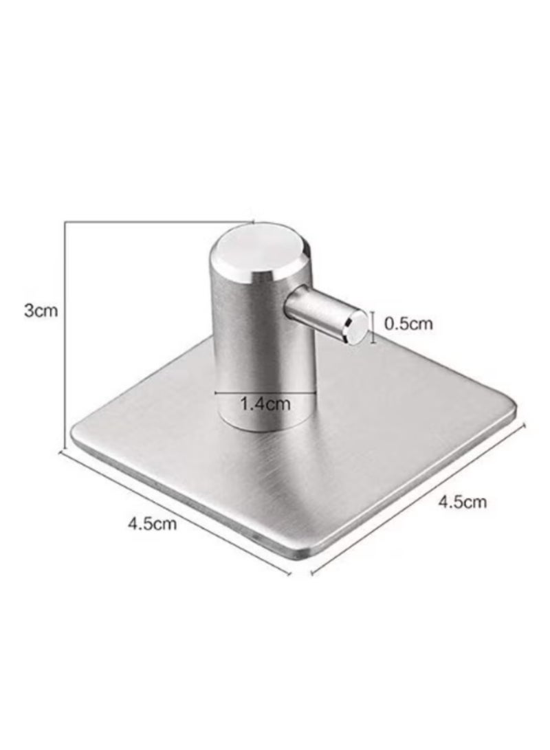 الصاعد علاقة مع رداء من الإستانلس ستيل مكونة من 4 قطع أسود 4.5x4.5x2.6سم - Image 2