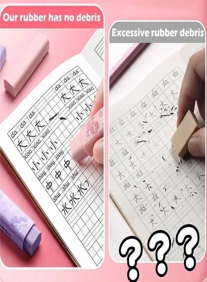 ممحاة كيديزكارت الفاخرة على شكل قاطع كاواي مع آلية قابض للأطفال (مساحة قطعة واحدة) - Image 3