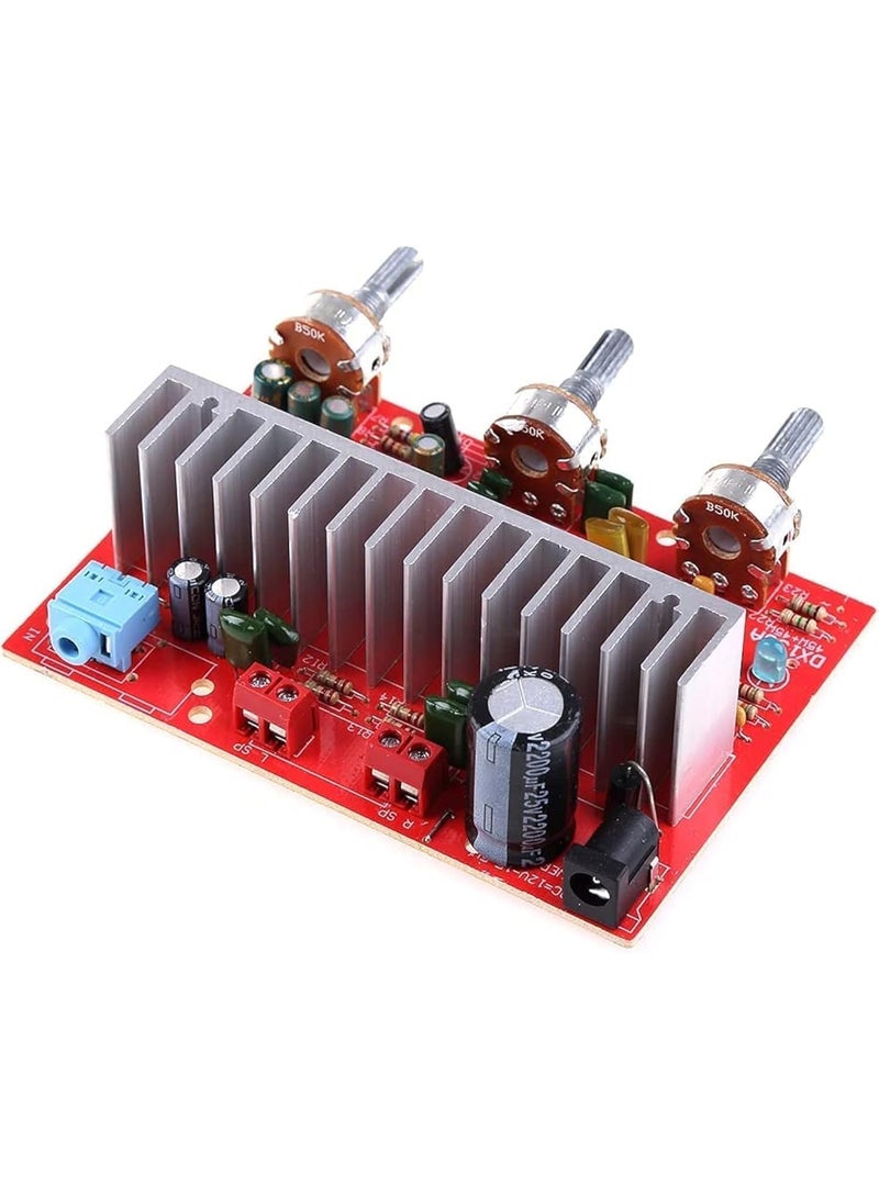 DX-7377 Digital Power Audio Stereo Amplifier Module, 12Vdc, 80W