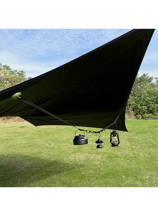 خطاف التخييم المغناطيسي العسكري الأخضر الثقيل - كوب شفط قوي - متين من الأبس والفولاذ المقاوم للصدأ - Image 2