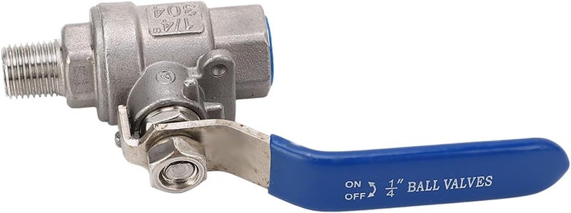 Focket 1/4 NPT Ball Valve, Stainless Steel 304 Ball Valve, Full Port with Clear Thread for Water Seawater Air Oil Steam - Image 4