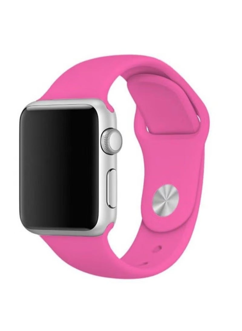 فيسوس فرقة استبدال صلبة لسلسلة Apple Watch 5/4/3/2/1 باربي بينك 