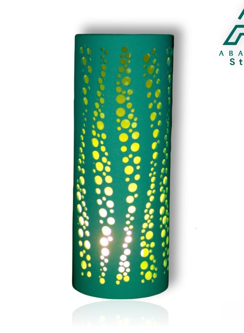 Modern lampshade with mintgreen bubble - Image 1