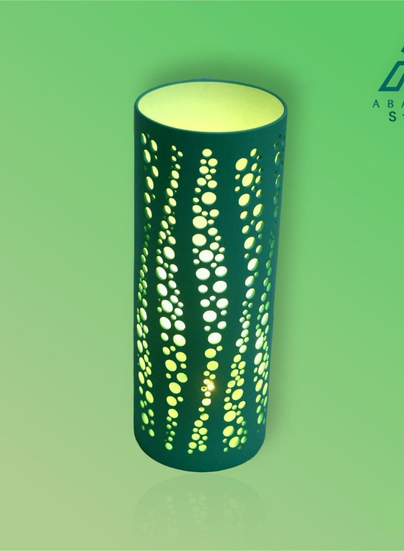 Modern lampshade with mintgreen bubble - Image 4