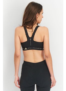 adidas By Stella McCartney Women Sportswear Fit Non Padded Bra, Black  - Image 2