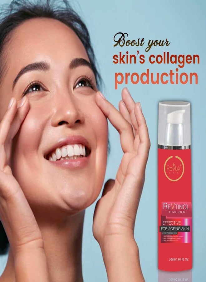 Revluk- Revtinol Face Serum Post-Acne Marks and Skin Texture | For Pigmentation & Dark Spot Solution Serum 30ml - Image 3