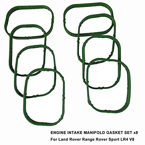 koxuyim 8 Pcs Engine Intake Manifold Gaskets LR010881 Compatible with Range Rover 2010-12 2013 LR4 Range rr Sport for Range Rover 5.0L V8 8pack - Image 4
