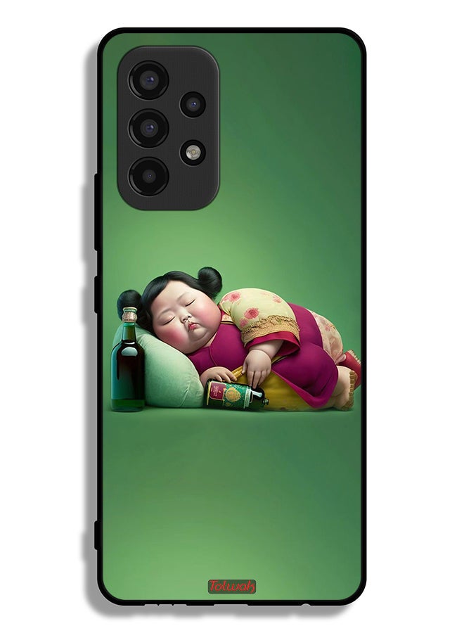 Tolwak Samsung Galaxy A53 5G Protective Case Cover Fatty Baby Girl - Image 1