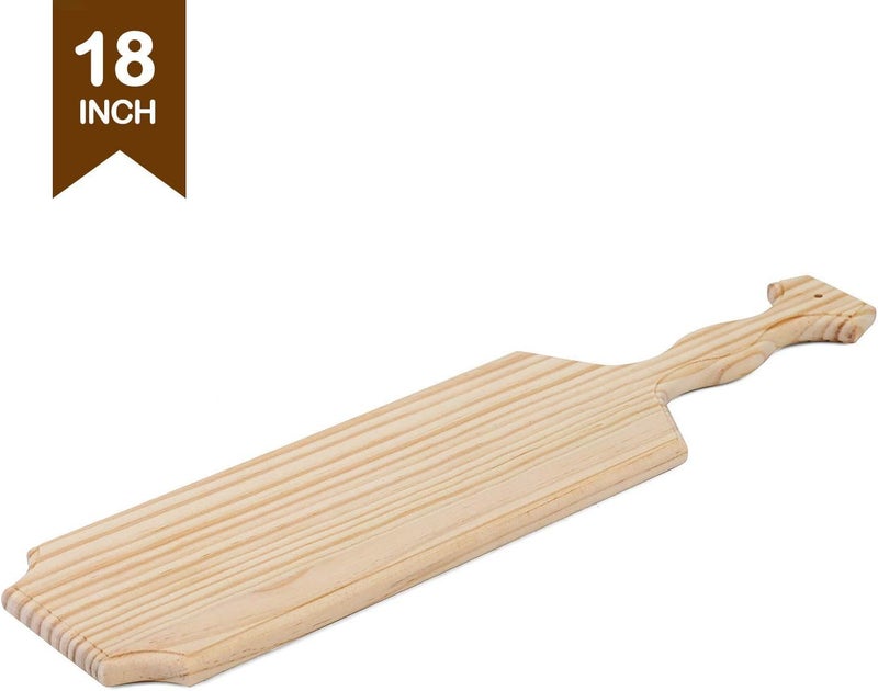 BATTIFE 18Inch Sorority and Fraternity Paddles 2Pack, Unfinished Pine Wood Paddle for Greek, Frat Solid Wooden Paddle - Image 4