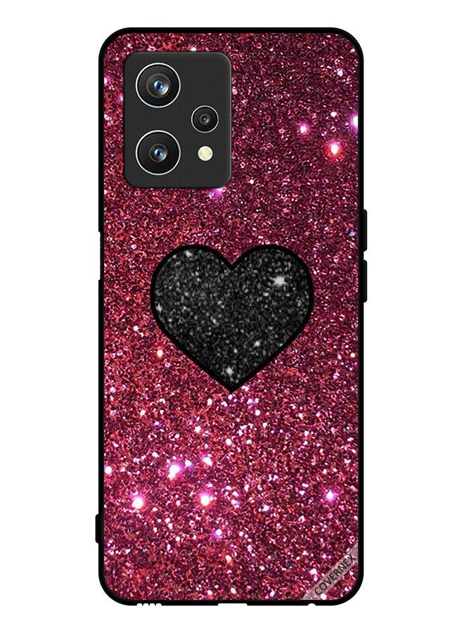 Covernex Protective Case Cover For Realme 9 Pro Heart In Glitters - Image 1