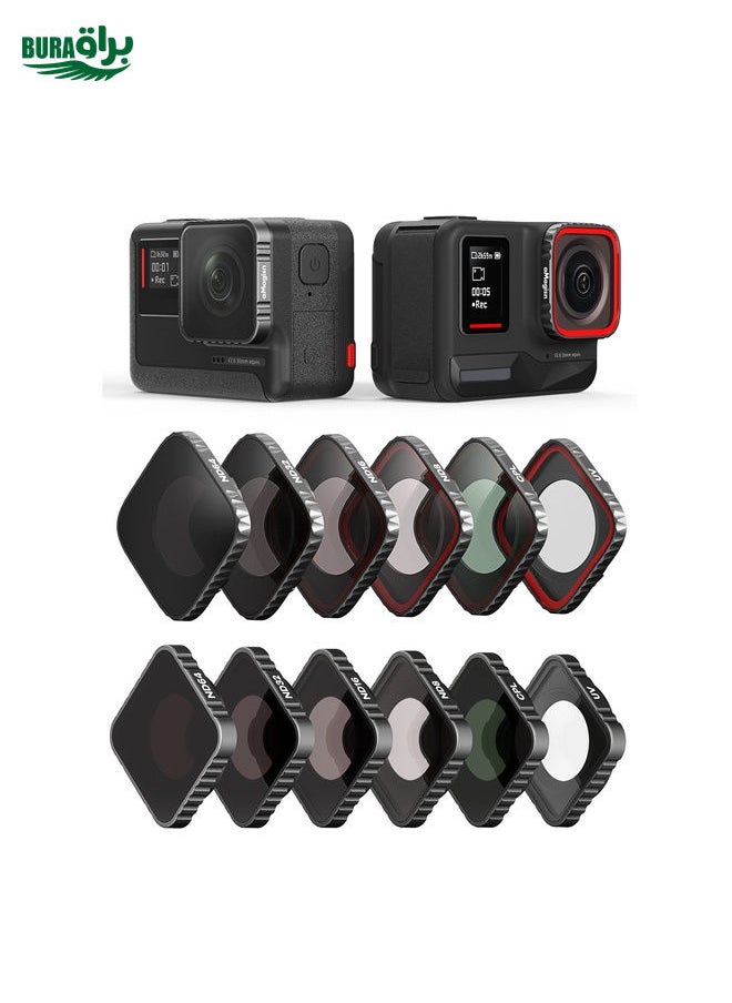 BURAQ For Insta360 Ace CPL+ND8+ND16+ND32 aMagisn Waterproof Filter Protective Goggles Sports Camera Accessories  - Image 2