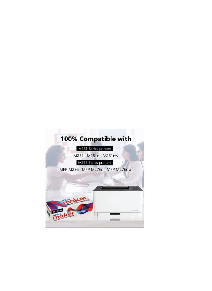 Office Maker 131A Compatible toner 4 Piece er Full Set Multicolour  - Image 2