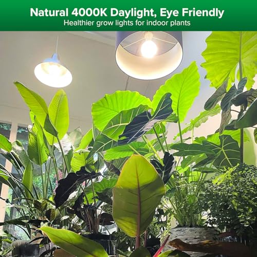 SANSI Grow Light Bulb with COC Technology, Full Spectrum 10W Grow Lamp (150 Watt Equiv) with Optical Lens for High PPFD, Perfect for Seeding and Growing of Indoor Plants, Flowers and Garden, Upgraded - Image 2