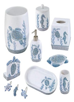 Avanti Linens - Tumbler, Countertop Organizer, Sealife Inspired Bathroom Decor (Caicos Collection) - pzsku/Z3527DAAFEA36A8B65A3DZ/45/_/1693407425/1b202bc5-4d23-49bd-9255-5dc9ef49858a