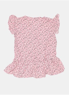 giggles BLOUSE POWDER PINK Printed Junior Girls  - Image 2