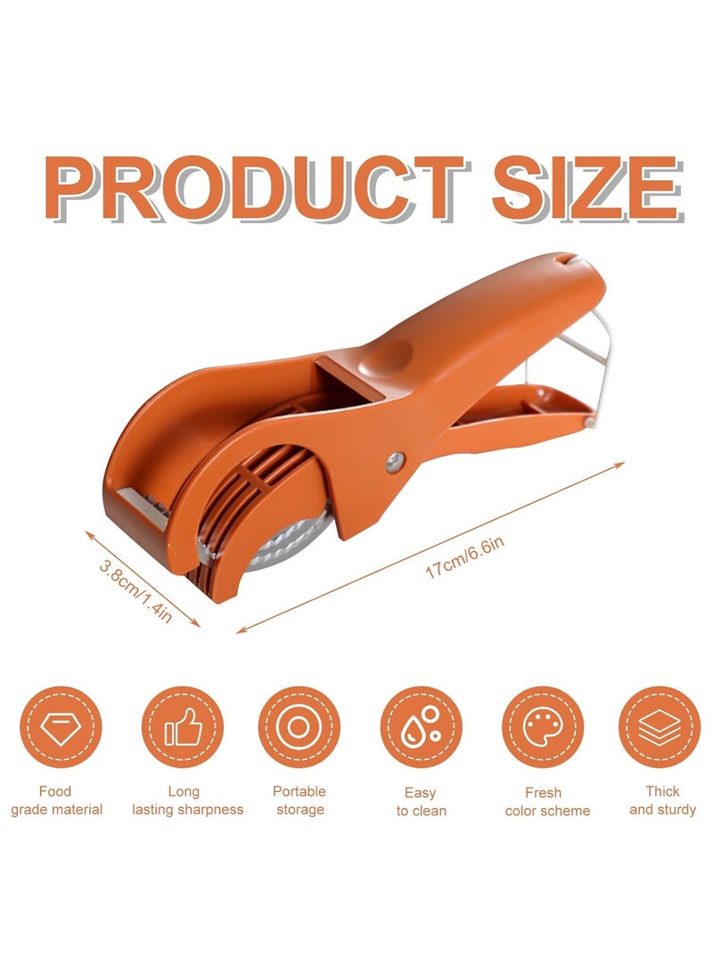 CMGTYYD Stainless Steel Banana Slicer, Multifunctional Fruit and Vegetable Salad Cutter - Easy to Grip, Kitchen Tool for Cutting Bananas, Sausage, Strawberries and Grapes  - Image 5