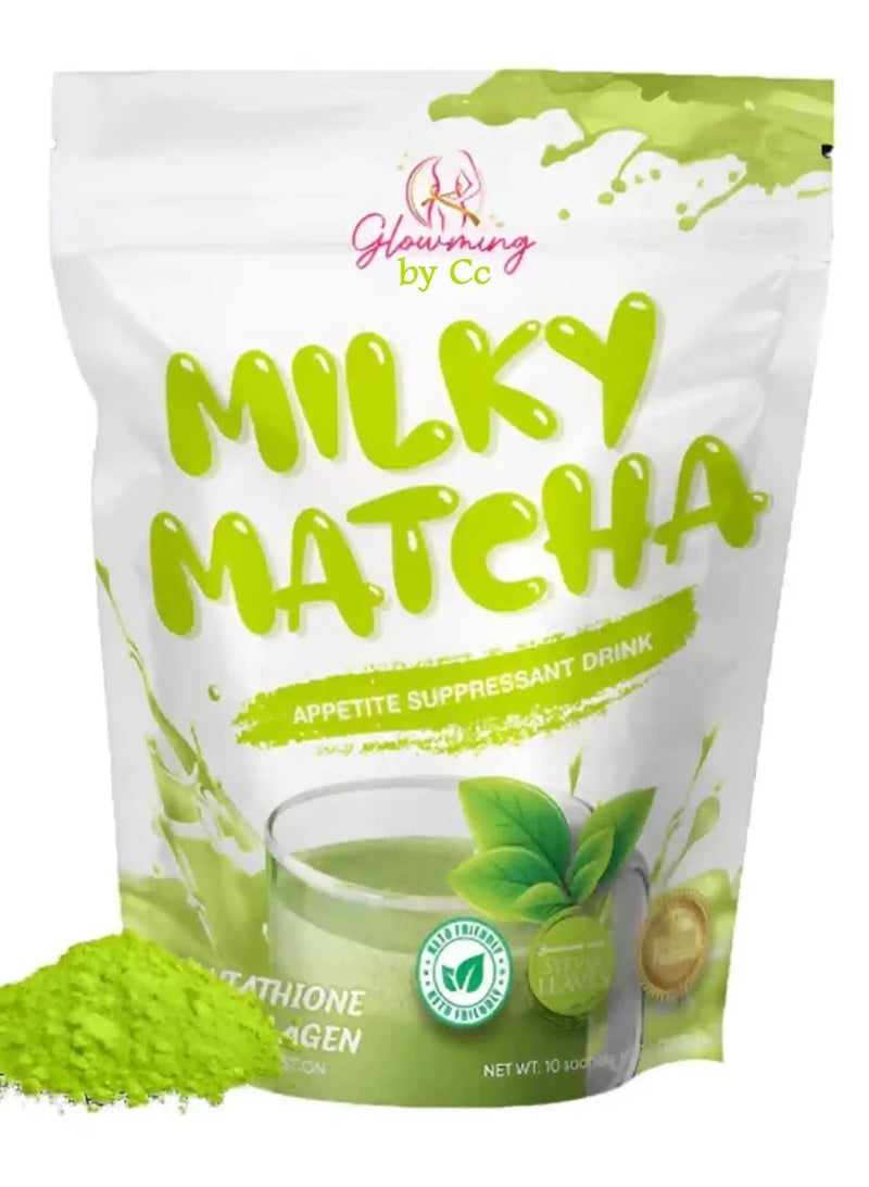 سي سي مشروب ماتشا الحليبي لسد الشهية