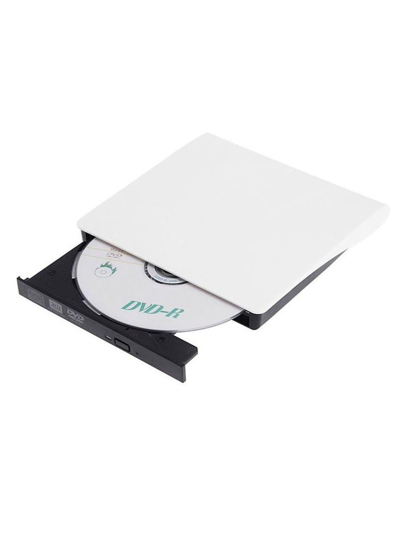 تاتش - محرك أقراص DVD خارجي لأجهزة الكمبيوتر المحمولة بمنفذ USB 3.0، مشغل أقراص DVD-RW خارجي، ناسخ ضوئي، كاتب، إعادة كتابة لأجهزة الكمبيوتر المحمولة وأجهزة الكمبيوتر المكتبية وأجهزة الكمبيوتر المحمولة وأجهزة الكمبيوتر الشخصية ... - Image 1