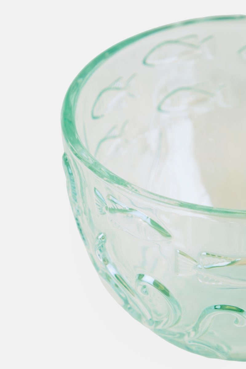 Godinger Oceana Round Salad Serving Bowl Platter,Green - Image 3