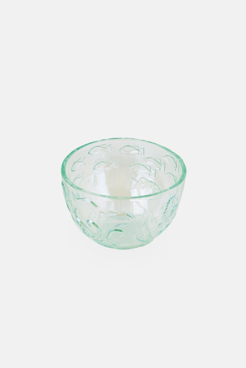Godinger Oceana Round Salad Serving Bowl Platter,Green - Image 1