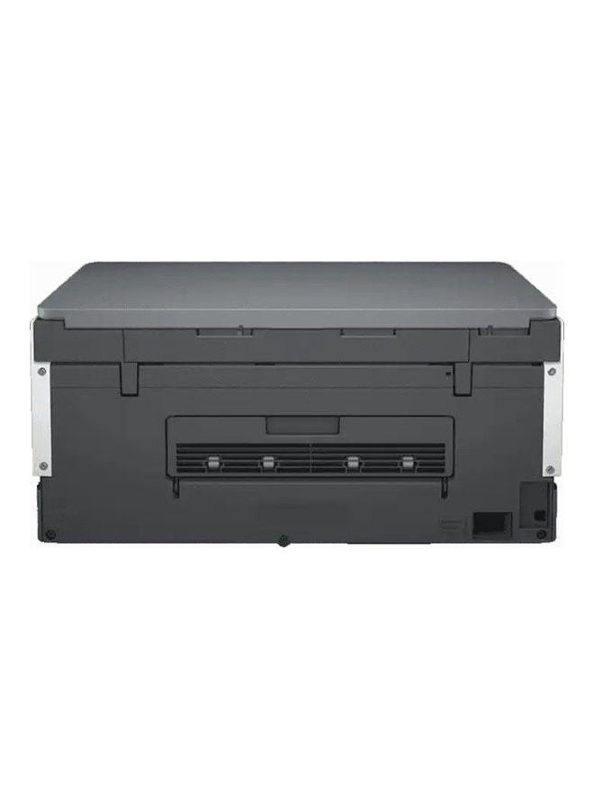 HP طابعة سمارت تانك 720 الكل في واحد لاسلكية للطباعة والمسح الضوئي والنسخ والطباعة التلقائية على الوجهين تطبع ما يصل إلى 18000 صفحة بالحبر الأسود و8000 صفحة بالألوان، بلون أبيض/رمادي طراز [6UU46A] أبيض - رمادي - Image 5
