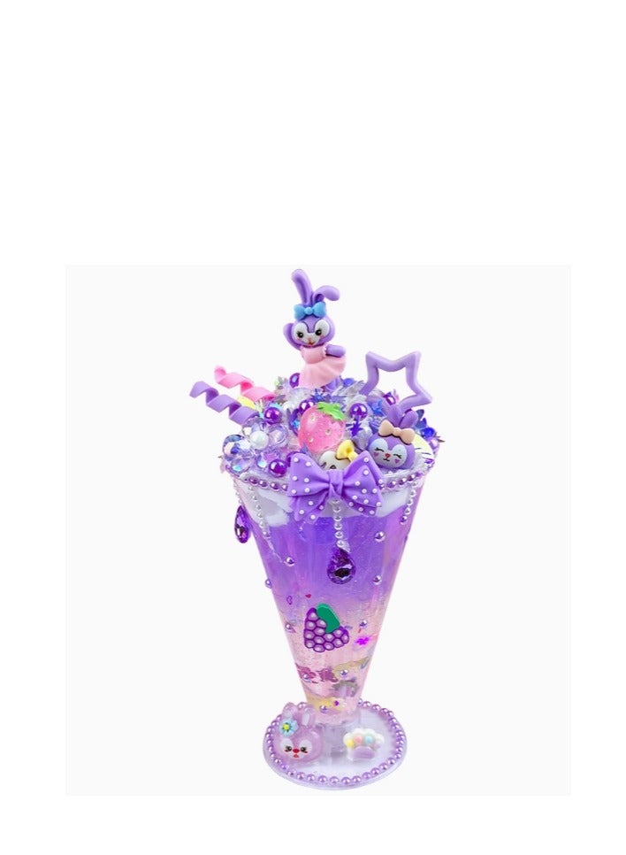 Creative and Fun DIY Handmade Cream Gel Dessert Ice Cream Cup Children's Girl Toy Material Pack Set Gift