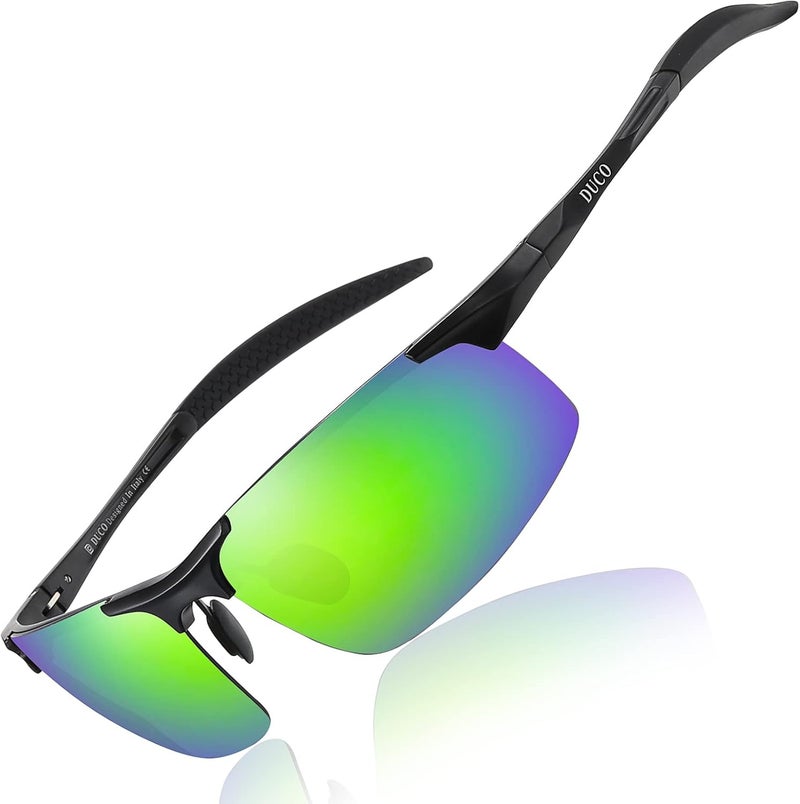 Duco Mens Sports Polarized Sunglasses UV Protection Sunglasses for Men 8177s - Image 1
