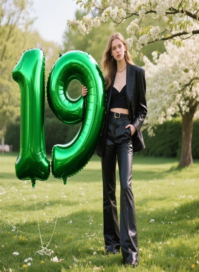 Kelfuoya 40 Inch Balloon Green 1 Number Balloons Giant Jumbo Number 1 Foil Mylar Balloons for Boys Girls 1st Birthday Party Supplies 10 11 21 100 Anniversary Events Decorations - Image 5