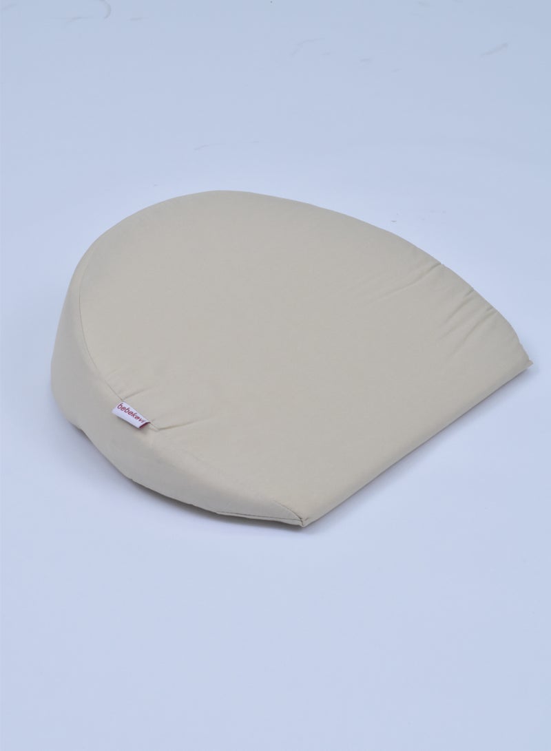 Bebekevi Baby baby vomiting-resistant round soft baby wedge pillow with washable cover 15 degree angle sleeping infant pillow for better sleep at night  - Image 1