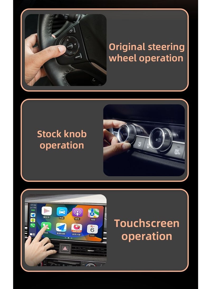 Rofee 2026 Upgrade , Mini Wireless CarPlay Adapter , Convert Wired to Wireless Car play & Android Auto 2--in--1 Adapter For iphone & Android Phone , Plug & Play , Auto Connect , No Delay ,Support Wi-fi 6 & Bluetooth 5.4 ,With USB C For iOS 10+ Android 11+ (Black) - Image 5