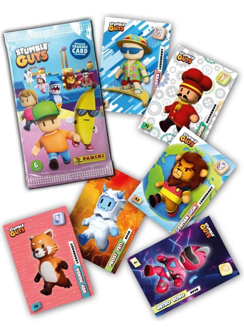 Toyfest - Panini Stumble Guys Trading Cards - Multi-Set - 6 Packs (36 Cards) + 3 Limited Edition Cards - Image 1