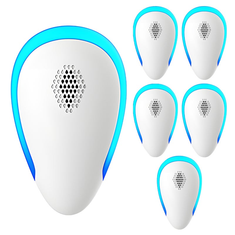 6 Pack Repellent Ultrasonic Plug In Multifuntional Mosquito Bug Insect Spider Repellent No Harm to Human Indoor 1000sq.ft Electronic Control for Kids Home Warehouse Market - Image 1