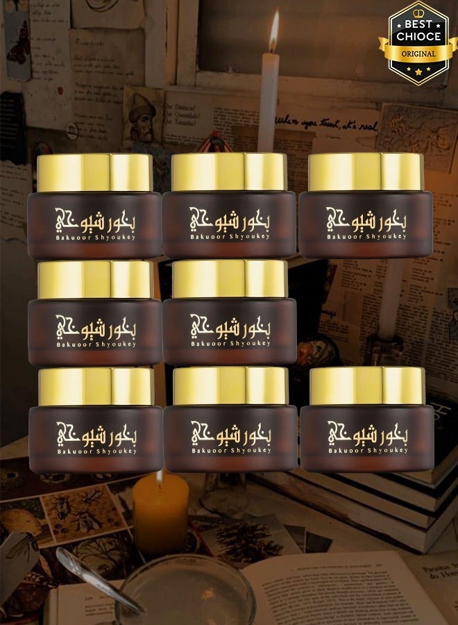 Banafa 8 Pieces Shyoukhi Bakhoor Incense 30 Grams - Image 1
