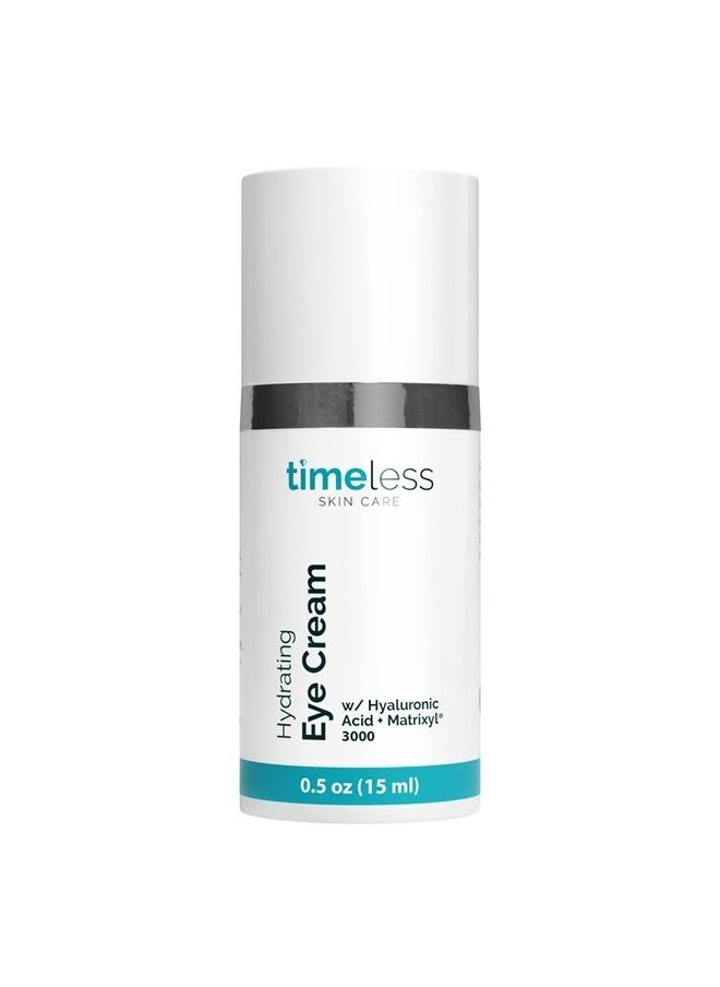 Timeless Skin Care Hydrating Eye Cream - 0.5 oz - Reduce Puffiness & Fine Lines - Includes Hyaluronic Acid for Hydration + Matrixyl 3000 to Fight Wrinkles - For All Skin Types  - Image 1