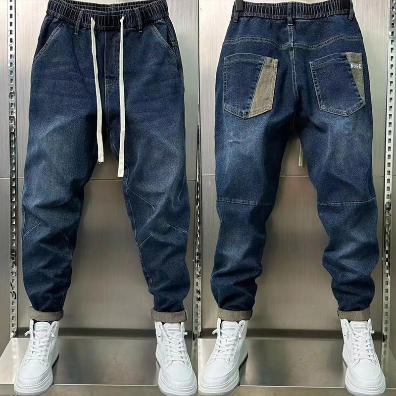 Unisex Classic Denim Jeans Loose Fit Daily Outdoor Wear - Image 2