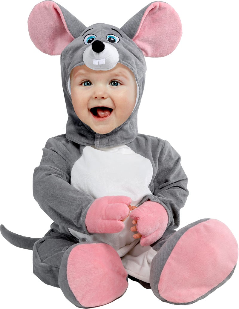 Rubies Childs Forum Mouse Costume Jumpsuit and Headpiece As Shown 2T