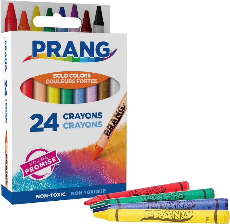 Prang Crayons - Standard Size, Assorted Colors, 24 Count - Image 5