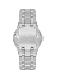 BEVERLY HILLS POLO CLUB Beverly Hills Polo Club BP3536X.300 Men Analog Display Watch & Metal Strap Silver  - Image 3