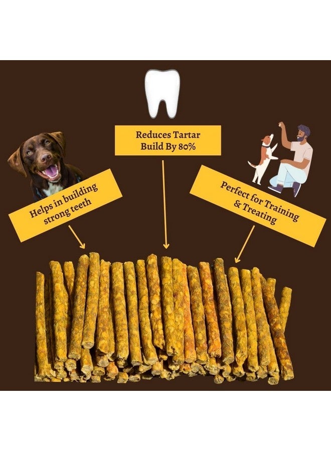 Generic Pet Chew Munchy Sticks Mix Flavors (750 Gram Chicken And 750 Gram Mutton) 1.5 Kg Pack Chew Snacks Stick  - Image 2
