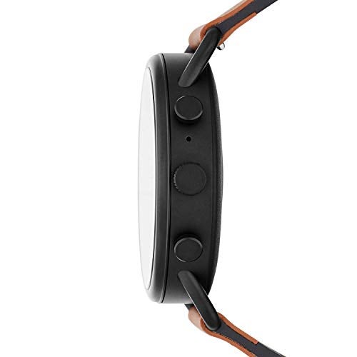 Skagen Falster 3(42mm, Brown) Leather Touchscreen Unisex Smartwatch with Speaker, Heart Rate, GPS, Music storage and Smartphone Notifications - SKT5201 - Image 2
