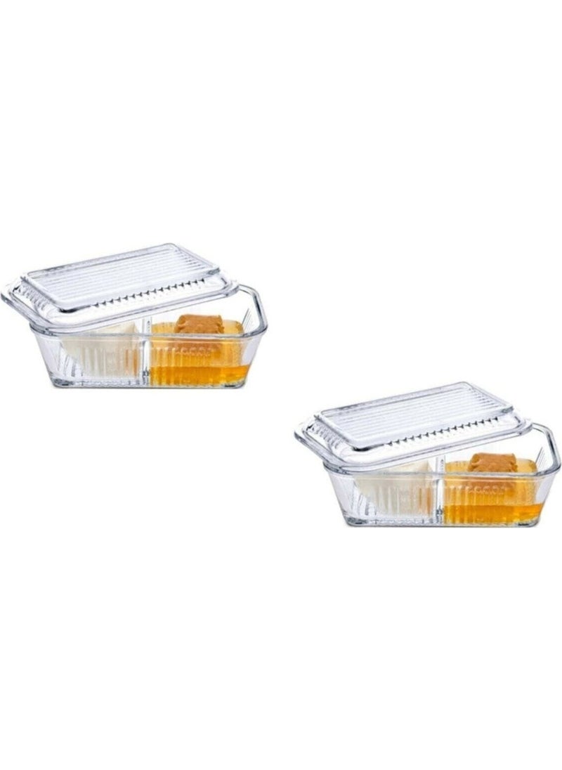 Tamu Compartmented Storage Container for Breakfast, 2 Pieces  - Image 2