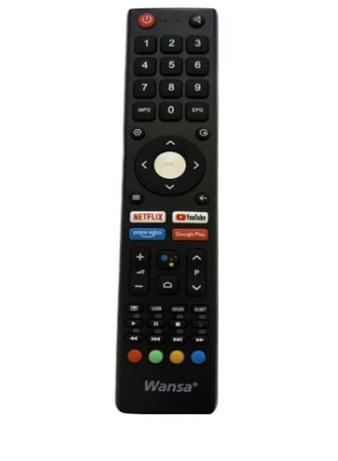 BURAQ Wansa Smart Tv Remote Control Black