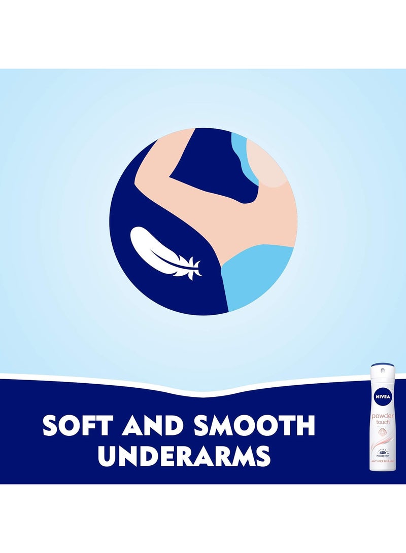 Nivea Deodorant Spray Powder Touch 150ml - Image 2