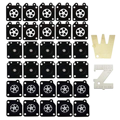 ANTO 95526 A015006 A015019 Metering Diaphragm Assembly for WA WT WY WZ Series ZAMA C1M C1U C1 C1S Carburetor with ZT1 50013 Metering Lever Adjustment Tools - Image 1