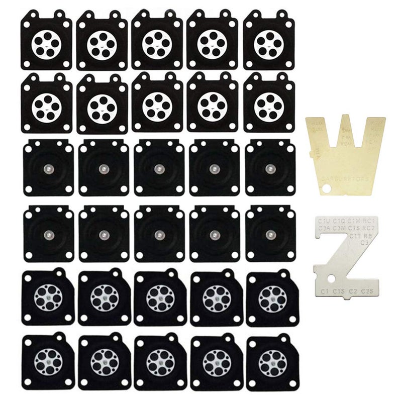 ANTO 95526 A015006 A015019 Metering Diaphragm Assembly for WA WT WY WZ Series ZAMA C1M C1U C1 C1S Carburetor with ZT1 50013 Metering Lever Adjustment Tools - Image 3