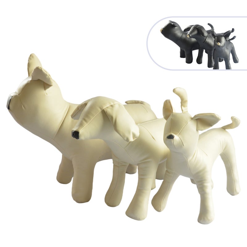 Generic Pet Supplies Dog Mannequin Bulldog Display Model White 